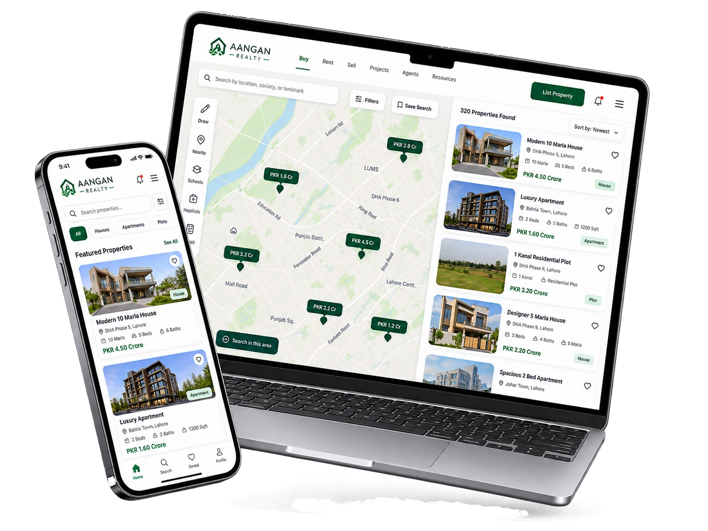 Aangan Realty overview portfolio presentation