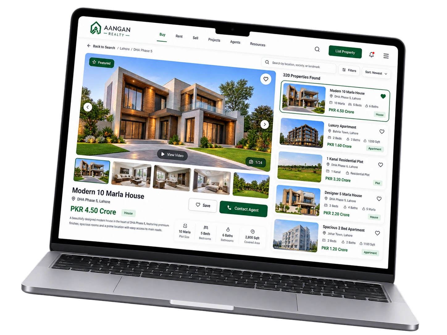 Aangan Realty solution portfolio presentation