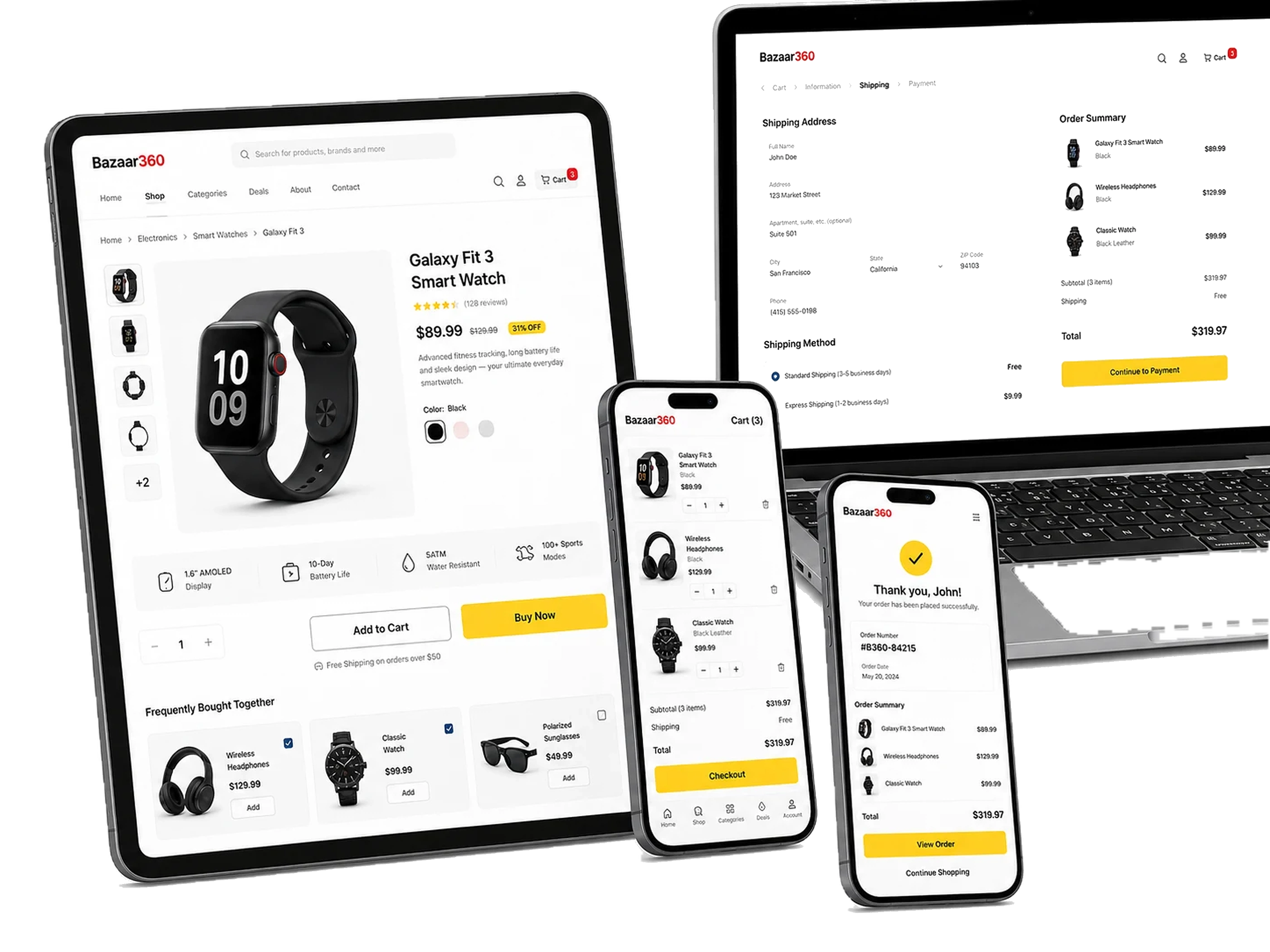 Bazaar360 overview portfolio presentation