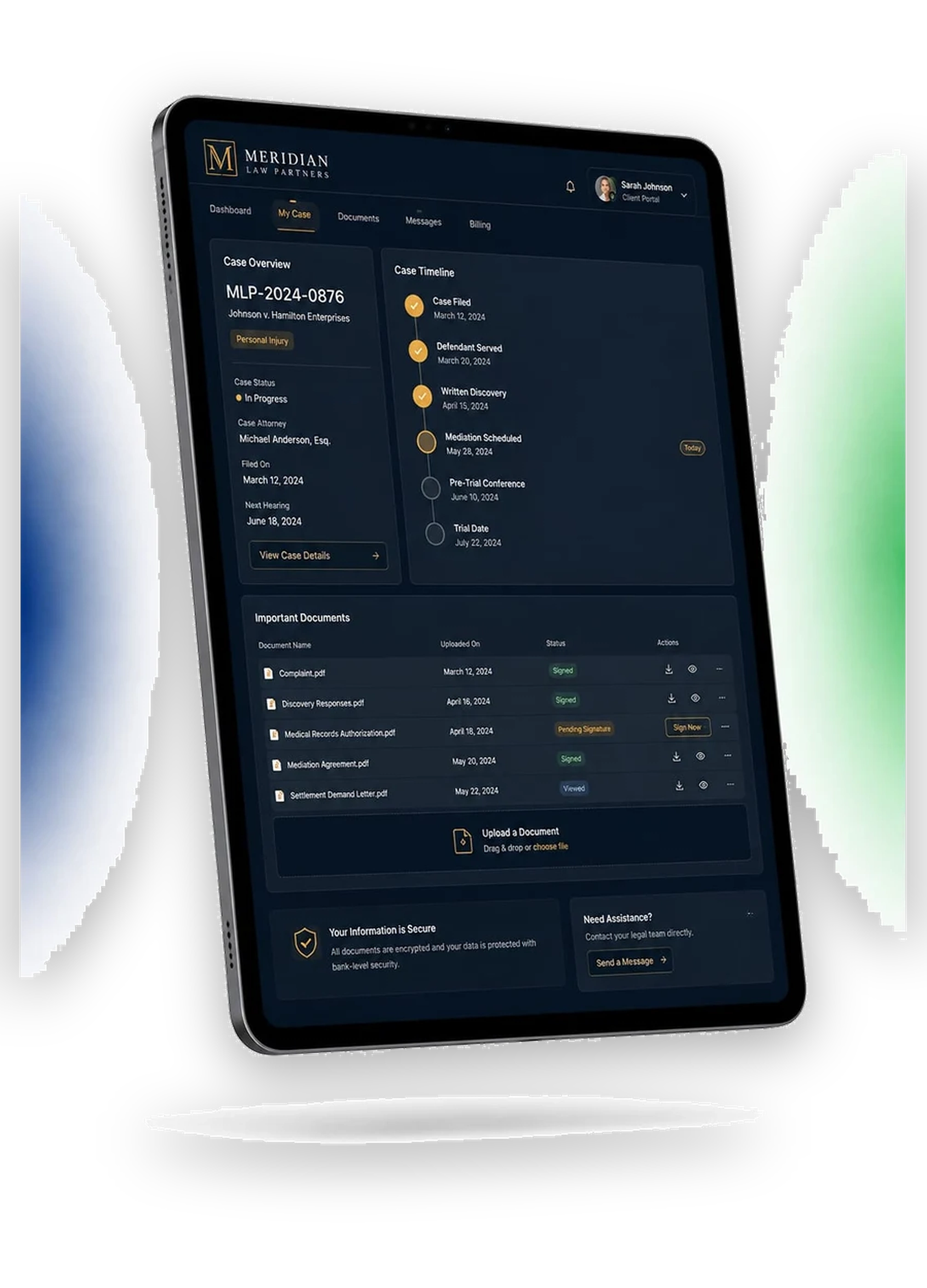 Meridian Law Partners solution portfolio presentation
