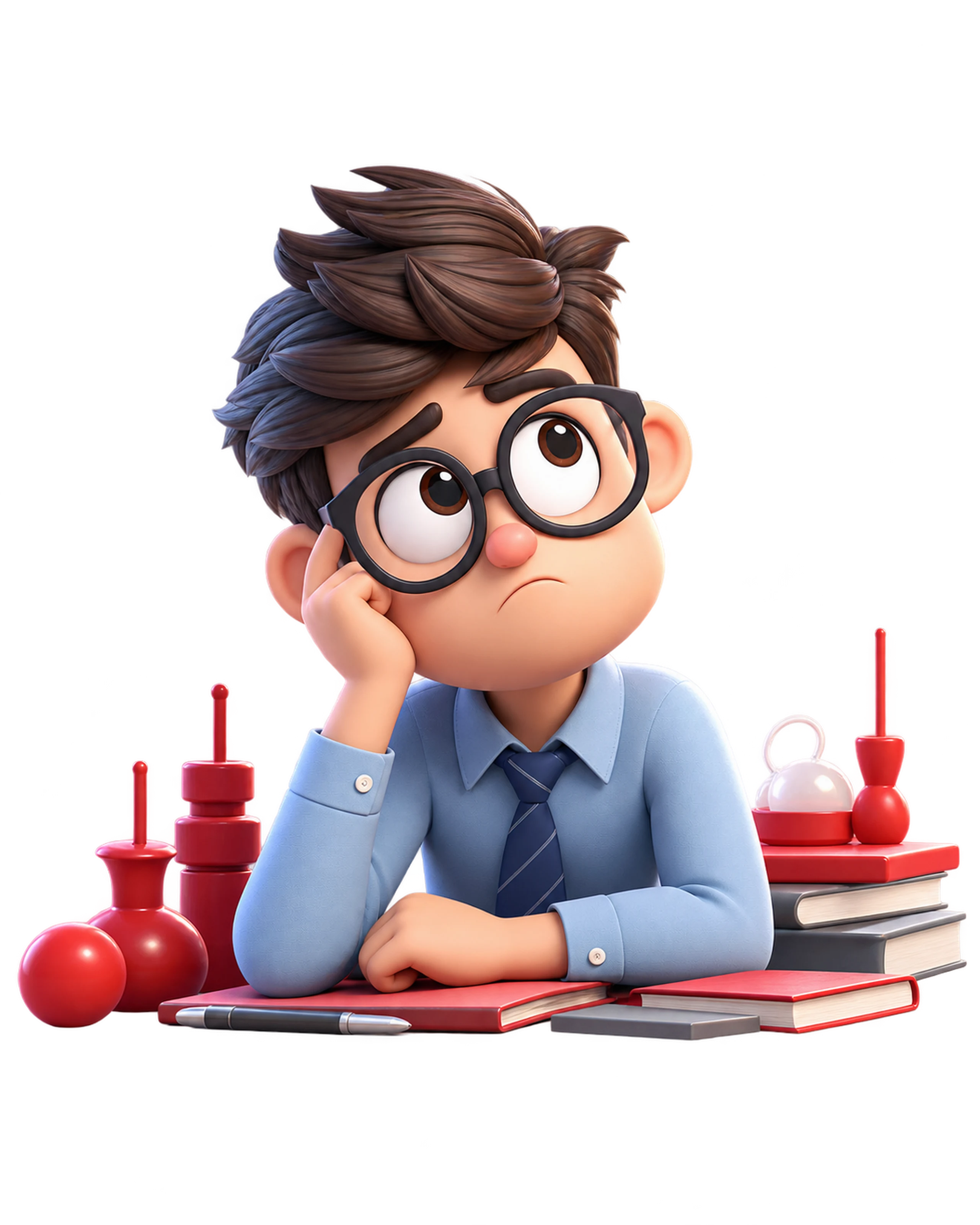 Problem statement character illustration