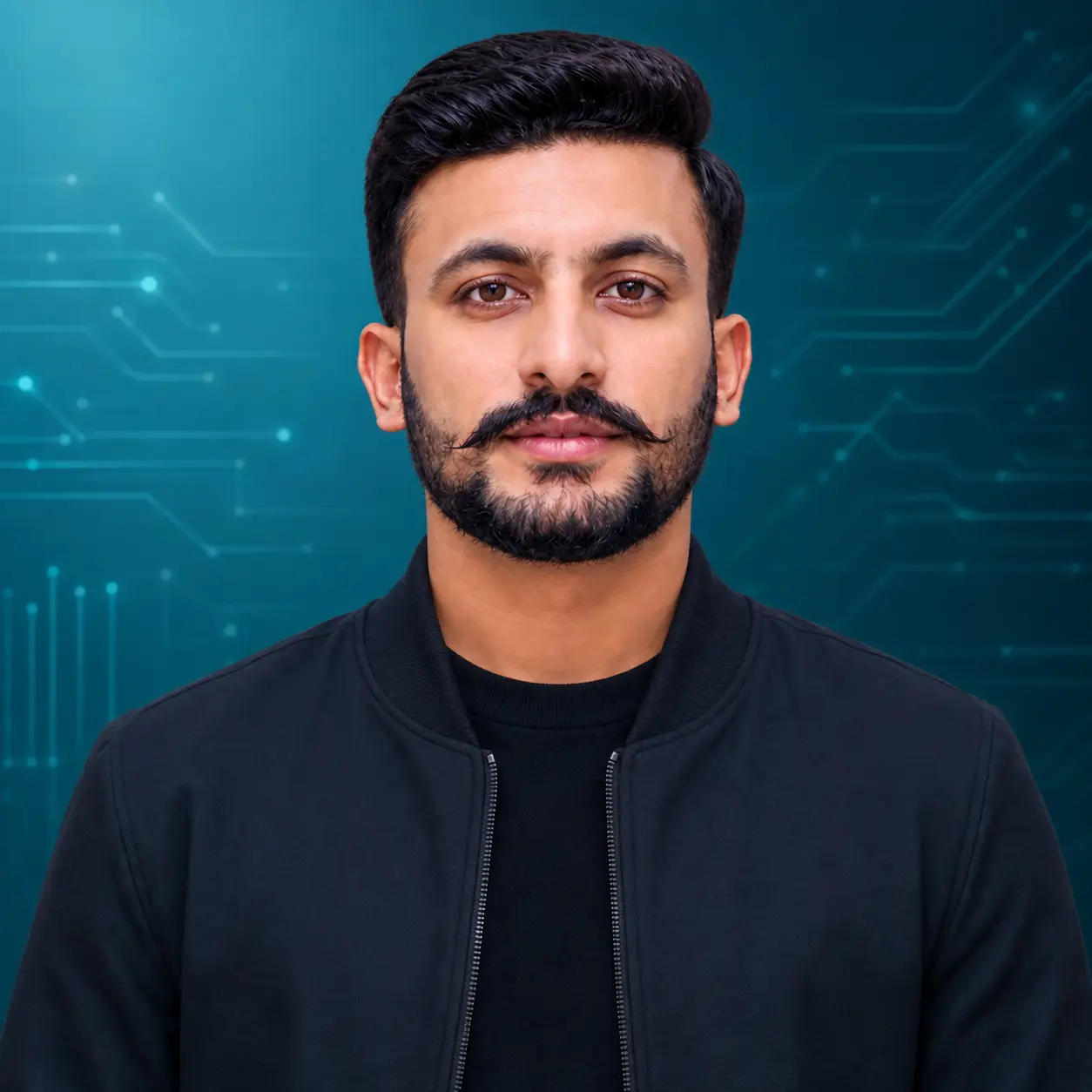 Professional portrait of Afzaal Mustafa