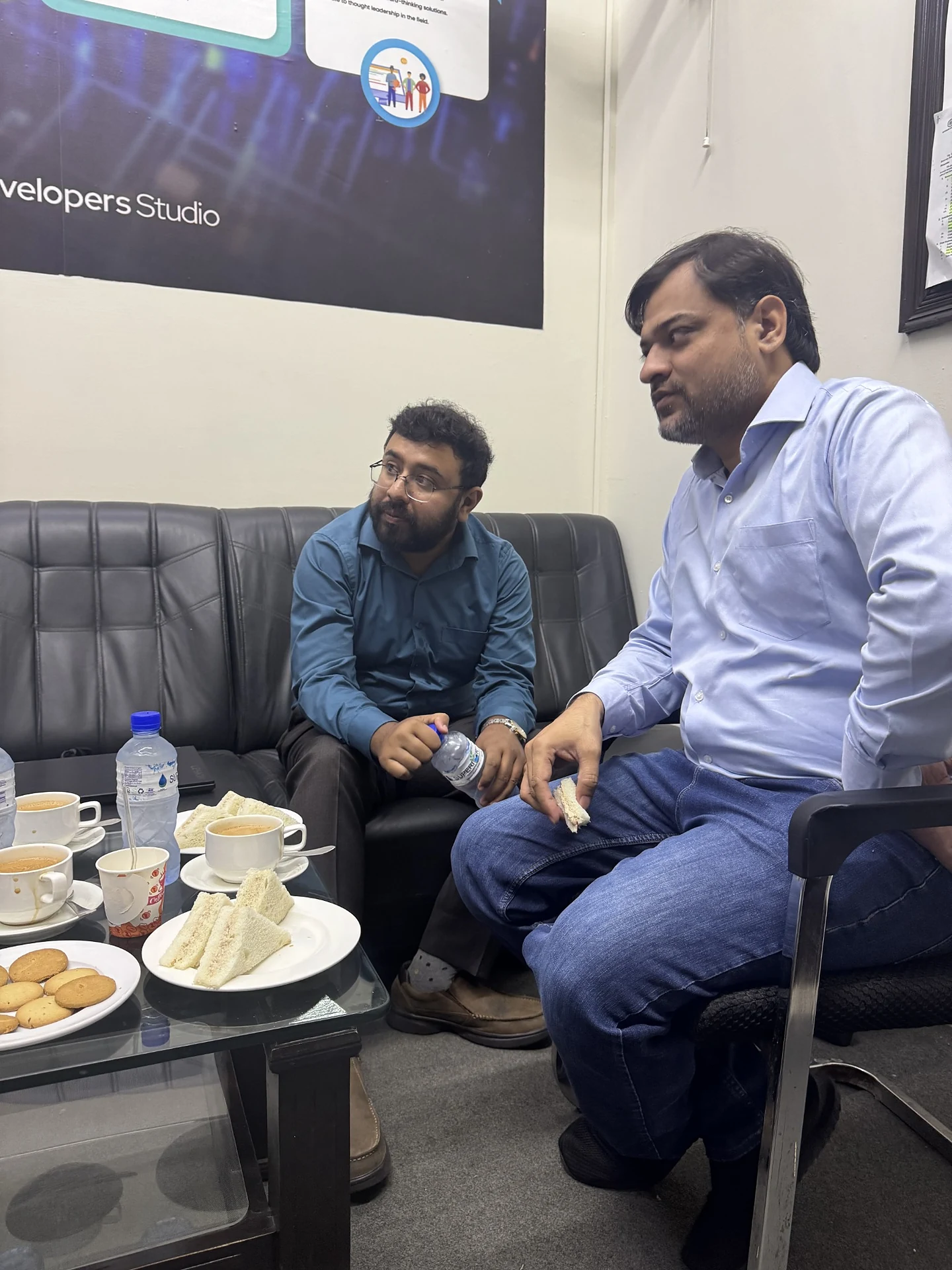 Partnership collaboration moment